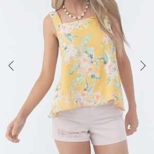 O'Neill Yellow Floral Camisole Top